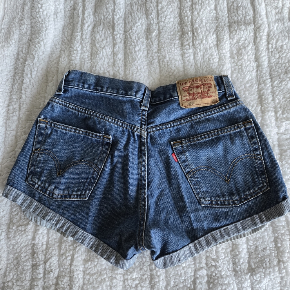 Levi's Women's Blue Denim Shorts